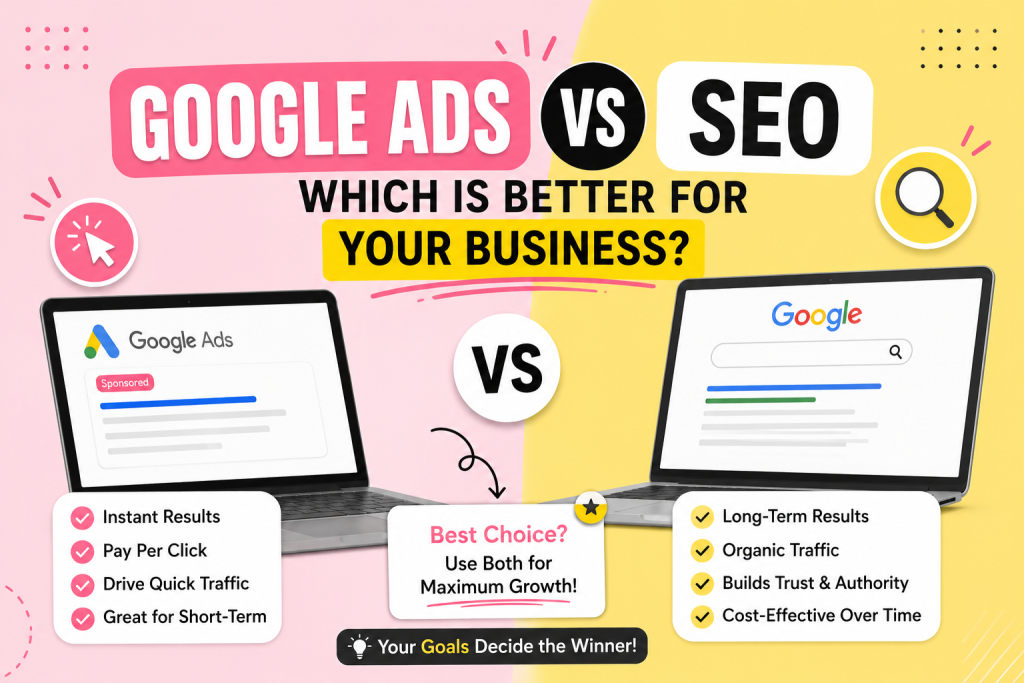 Google Ads vs SEO